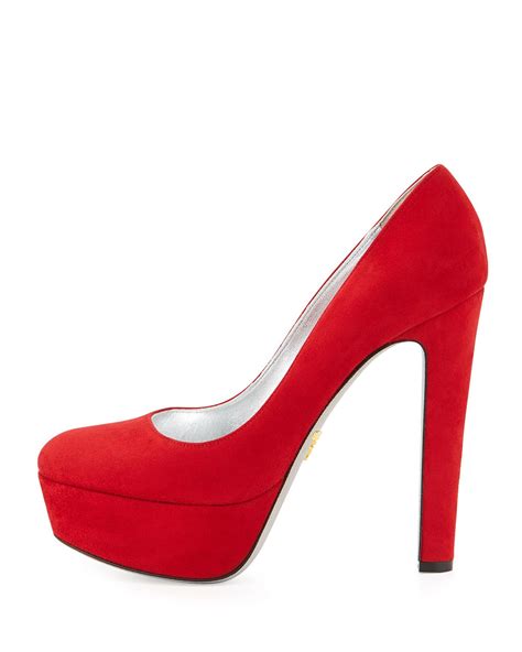 prada high heels red|prada schuhe schwarz.